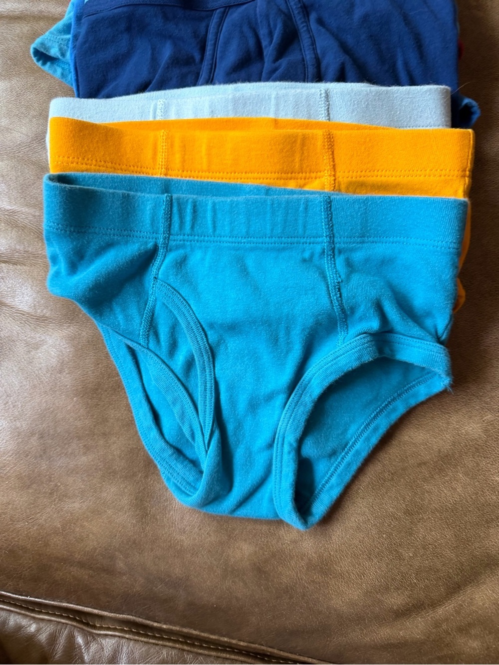 10 pairs of boys lucky & me cotton underwear pre owned size 4/5 boxer briefs - Picture 6 of 6